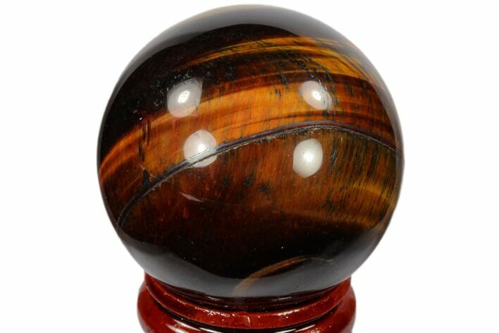 Polished Red Tiger's Eye Sphere - South Africa #116080